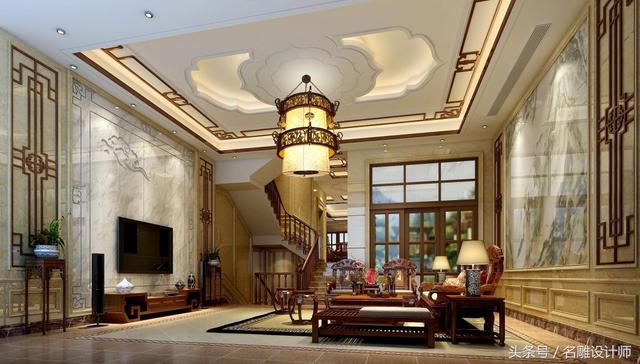 中國風別墅裝修案例實拍，就是這么有范