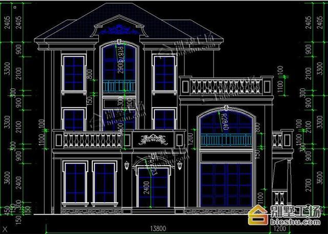 挑空客廳有檔次30萬自建農(nóng)村三層樓房設(shè)計(jì)圖