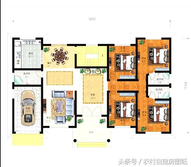 3款一層農(nóng)村自建房，帶車庫(kù)和閣樓，比別墅都好看