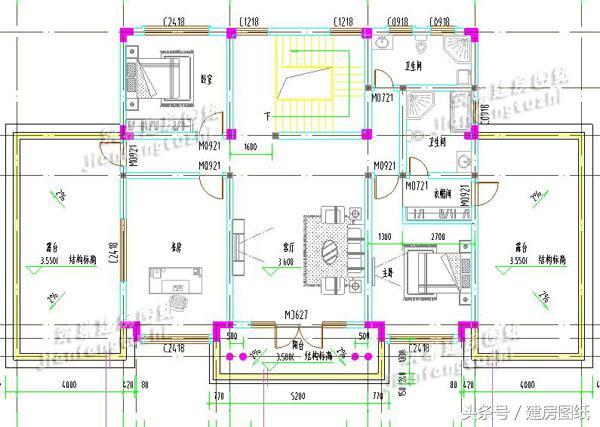 2款帶神位的農村自建房（方案圖+外觀效果圖）