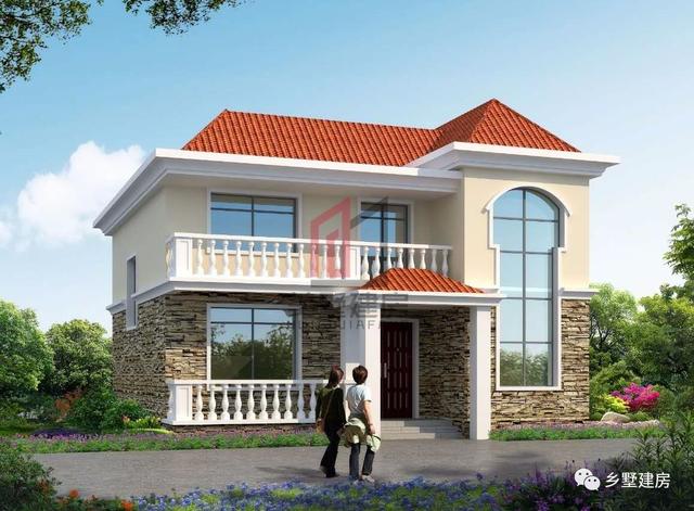 2套新農村二層住宅方案圖，自建房的參考