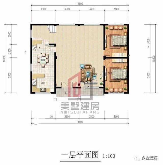 2套新農村二層住宅方案圖，自建房的參考
