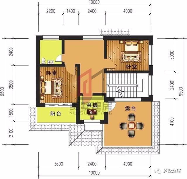 2套新農村二層住宅方案圖，自建房的參考