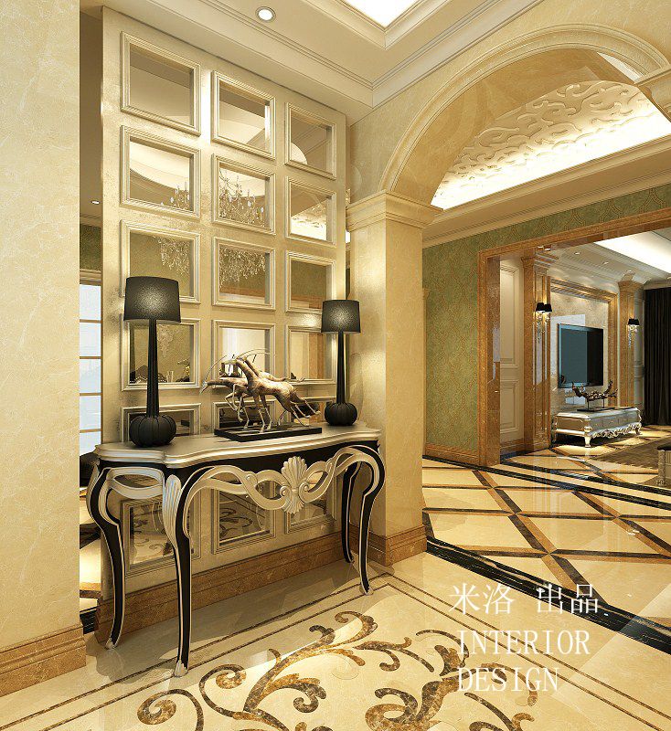 280平米別墅歐美風情裝修效果圖，漂亮