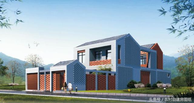 3款帶庭院的農村別墅方案，這樣建既便宜又漂亮