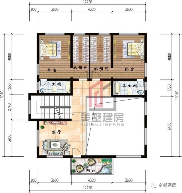 4款漂亮的三層豪宅設計圖，自建房最好的選擇！