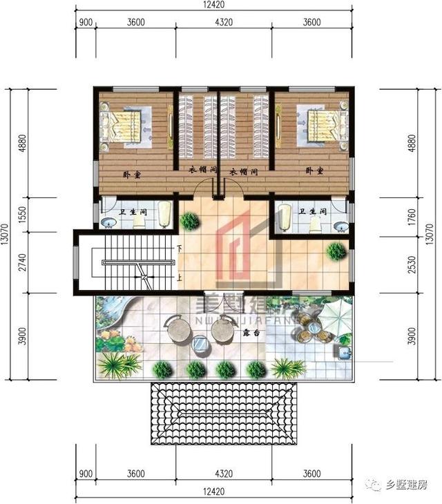 4款漂亮的三層豪宅設計圖，自建房最好的選擇！