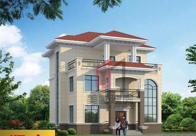 4款漂亮的三層豪宅設計圖，自建房最好的選擇！