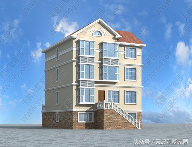 帶地下室3層別墅戶型圖，直播建房過程