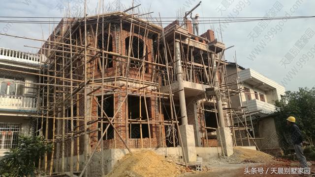 帶地下室3層別墅戶型圖，直播建房過程