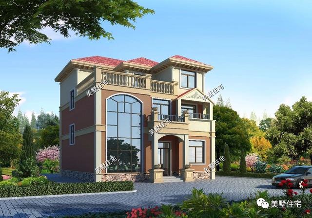 11X13米三層自建樓房設計圖，實用、大氣