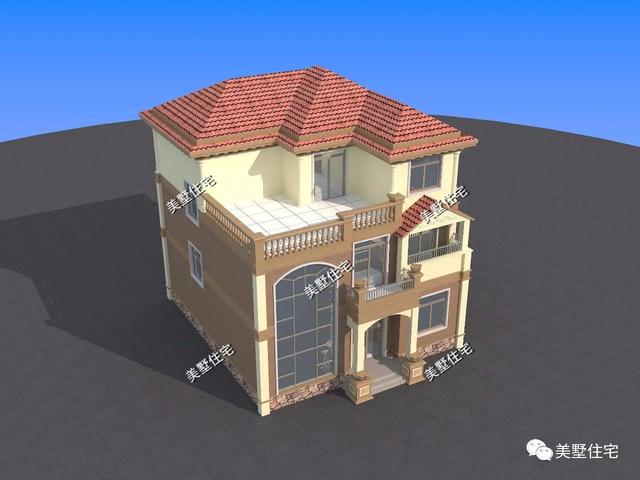 11X13米三層自建樓房設計圖，實用、大氣