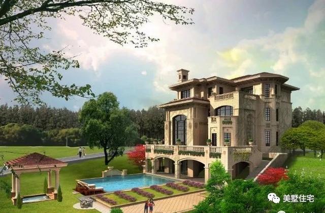 30套高端大氣的豪宅效果圖，貧窮限制了我的想象力