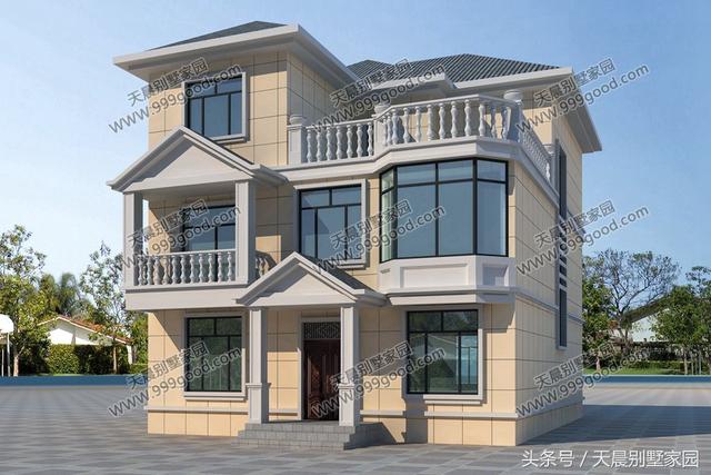 6款10米面寬別墅設計圖，顏值和實用性兼顧