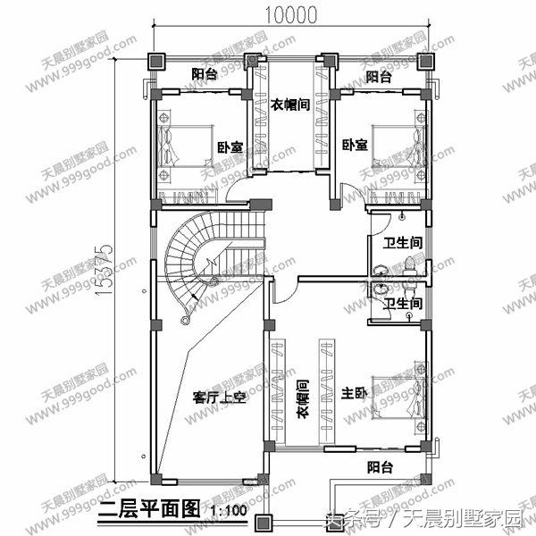 6款10米面寬別墅設計圖，顏值和實用性兼顧