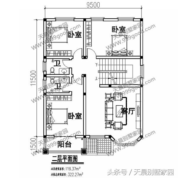 6款10米面寬別墅設計圖，顏值和實用性兼顧