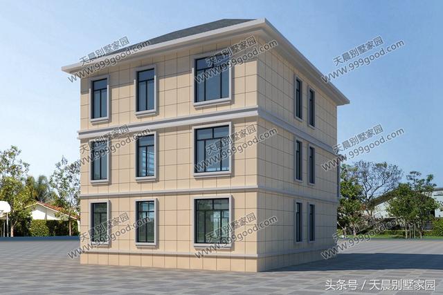 6款10米面寬別墅設計圖，顏值和實用性兼顧