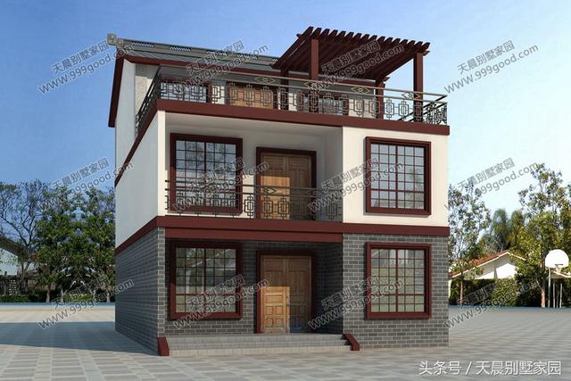 6款10米面寬別墅設計圖，顏值和實用性兼顧