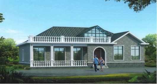 8套農村一層建房別墅圖，比比哪款更好看