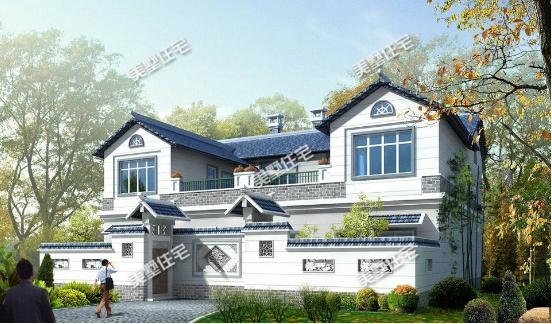 幾款2層中式農村自建房設計效果圖，中國風最經典