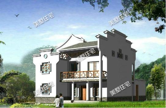 幾款2層中式農村自建房設計效果圖，中國風最經典