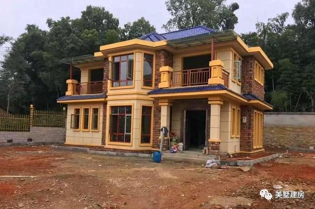 農村自建房效果圖與實景圖的對比，真的很像！