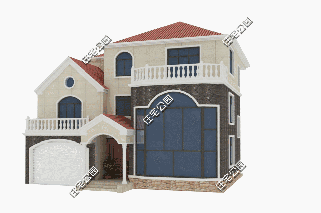 14.4X15.5米農村三層別墅設計圖，好看又實用