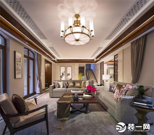 340平古麗古氣新中式風格別墅裝修效果圖