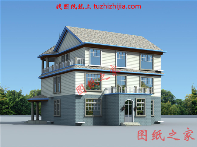 三層新農村住宅房屋設計圖,溫馨美觀的戶型