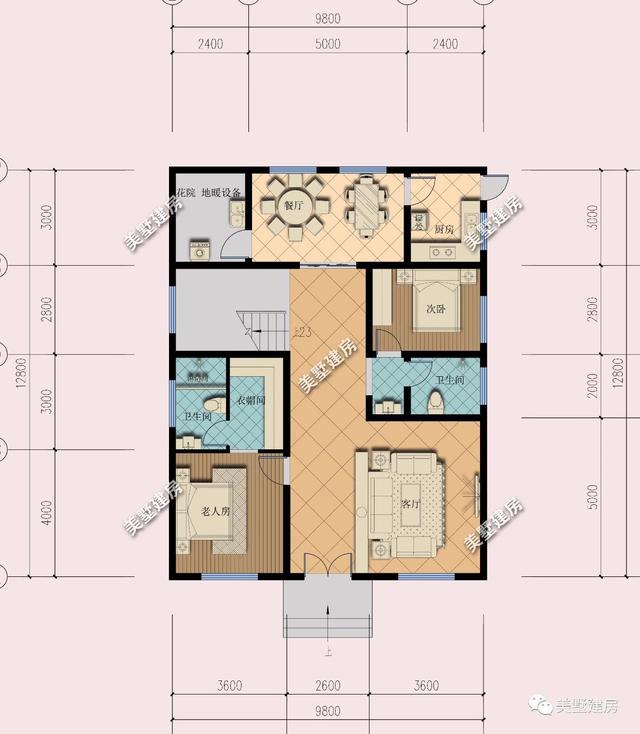 3款好看的農村建房戶型方案圖，這幾年很流行