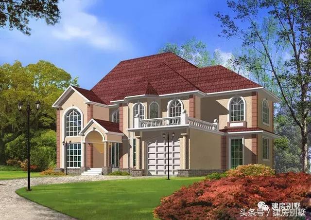 鄉村田園別墅外觀效果圖大全，美不美，自己看