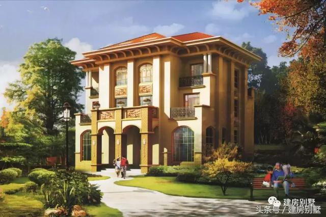 鄉村田園別墅外觀效果圖大全，美不美，自己看