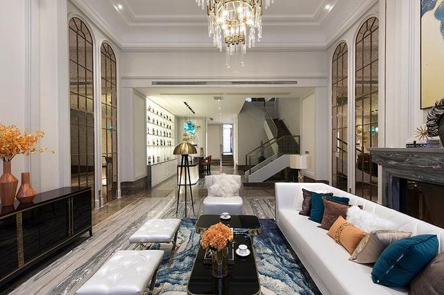 獨棟別墅美式輕奢裝修案例實拍，看完忍不住贊