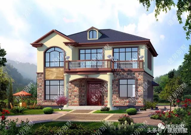 3款寬度12米的二層別墅設計圖，2026年很流行