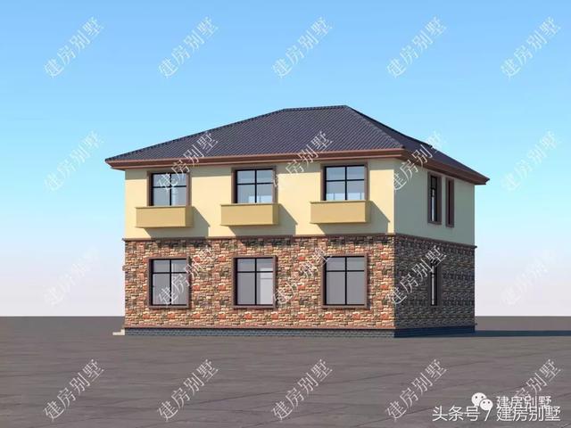 3款寬度12米的二層別墅設計圖，2026年很流行