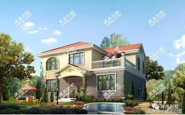 3款寬度12米的二層別墅設計圖，2026年很流行