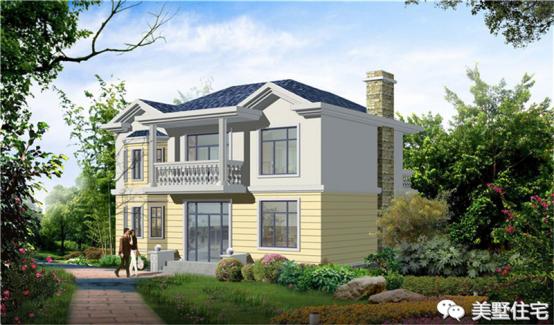 24款好看的住宅外觀效果圖，一二三層都有