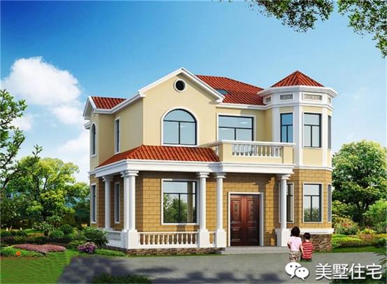 24款好看的住宅外觀效果圖，一二三層都有