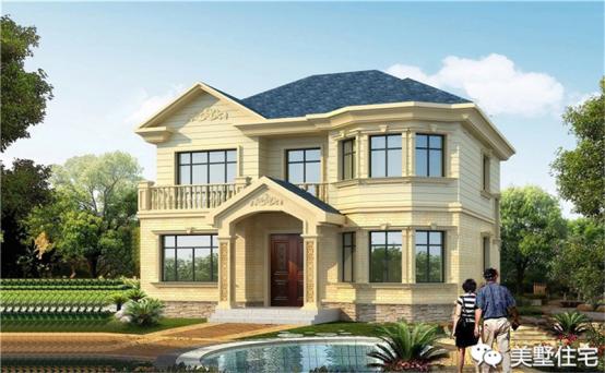 24款好看的住宅外觀效果圖，一二三層都有