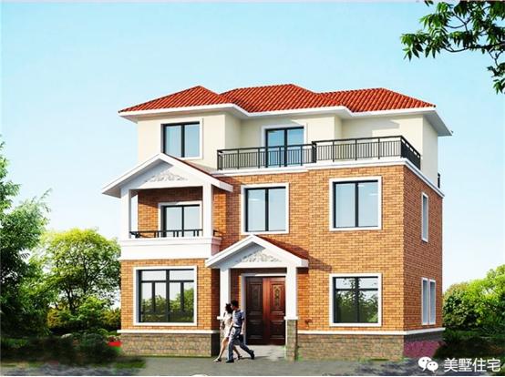 24款好看的住宅外觀效果圖，一二三層都有