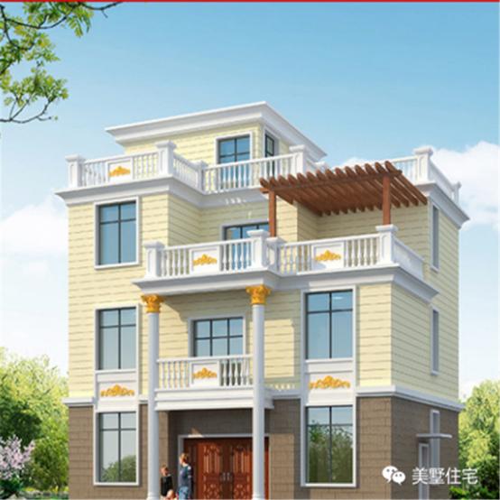 5款平頂別墅外觀效果圖，坡屋頂都看膩了