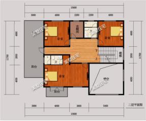16*12米帶陽光房二層小別墅設計圖，張揚兼奢華