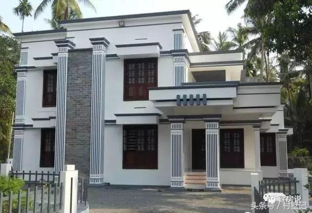 農村自建別墅實景照大全，路人搶著拍照分享