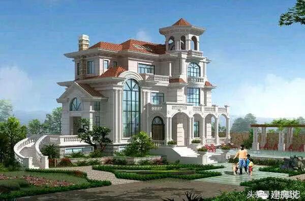 別墅實景照片圖和效果圖對比，看完肯定得給施工隊點贊