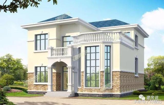 別墅實景照片圖和效果圖對比，看完肯定得給施工隊點贊