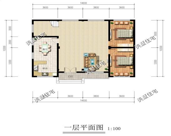 新農村建設推薦的3款住宅戶型圖，村里都滿意