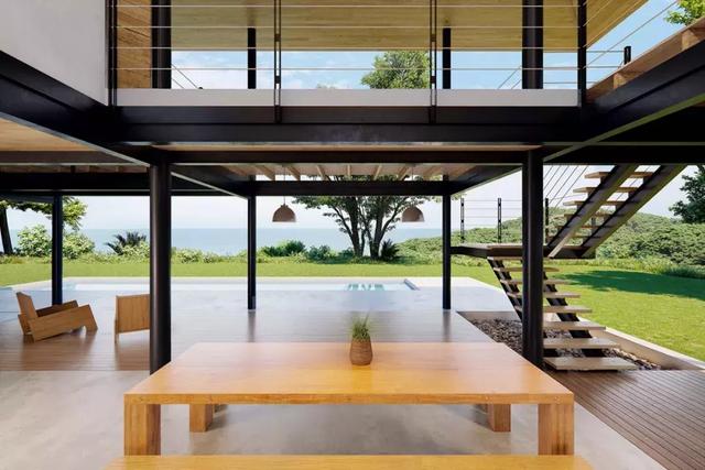 度假風格、輕松悠閑的家庭別墅效果圖實拍，真漂亮