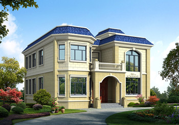 經濟實用二層復式樓房設計圖 ，占地150平方米，造價25萬左右