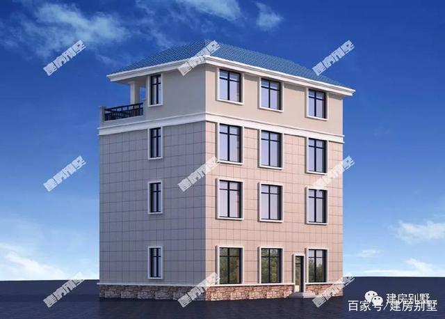 3款帶大露臺(tái)的四層別墅設(shè)計(jì)方案圖，挑一套隨便建