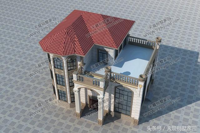 13*10米新農村三層別墅設計圖，建好保證有面子